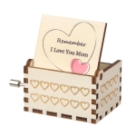Μουσικό Κουτί Ξύλινο "I Love You Mom'' - Image 3