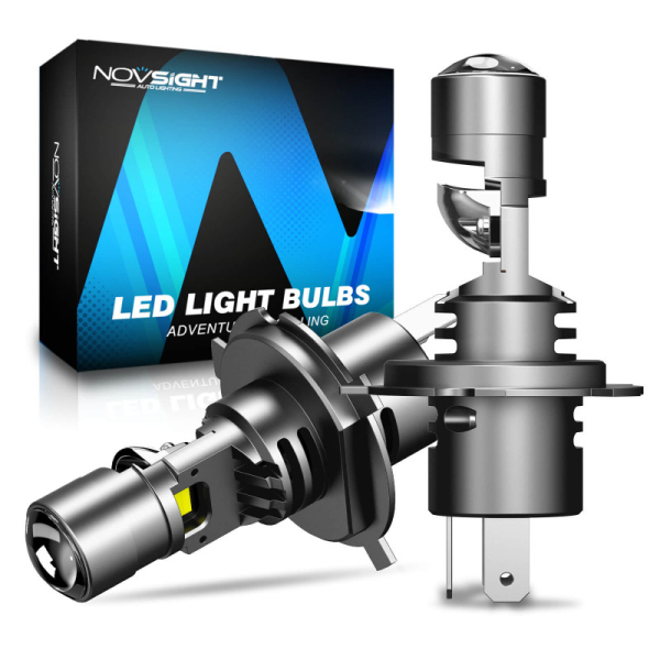NovSightΣετ Λάμπες Αυτοκινήτου H4 LED με Προτζέκτορα 12V 60W 17000LM 6500K IP68 A500-N91