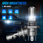 NovSightΣετ Λάμπες Αυτοκινήτου H4 LED με Προτζέκτορα 12V 60W 17000LM 6500K IP68 A500-N91