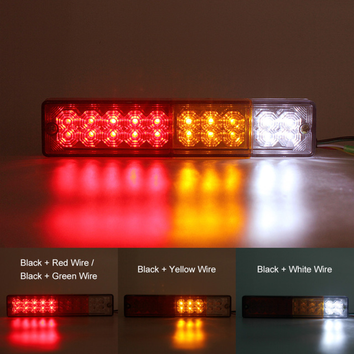 Οπίσθιο Φανάρι LED 10–30V Με 20 LED