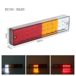Οπίσθιο Φανάρι LED 10–30V Με 20 LED