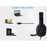 OVLENG P3 Ενσύρματα HiFi Ακουστικά Με Μικρόφωνο Και USB Σύνδεση