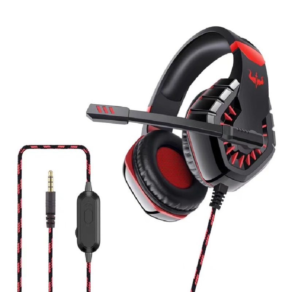 OVLENG P40 Ενσύρματα Gaming Ακουστικά Over-Ear Με LED Φωτισμό