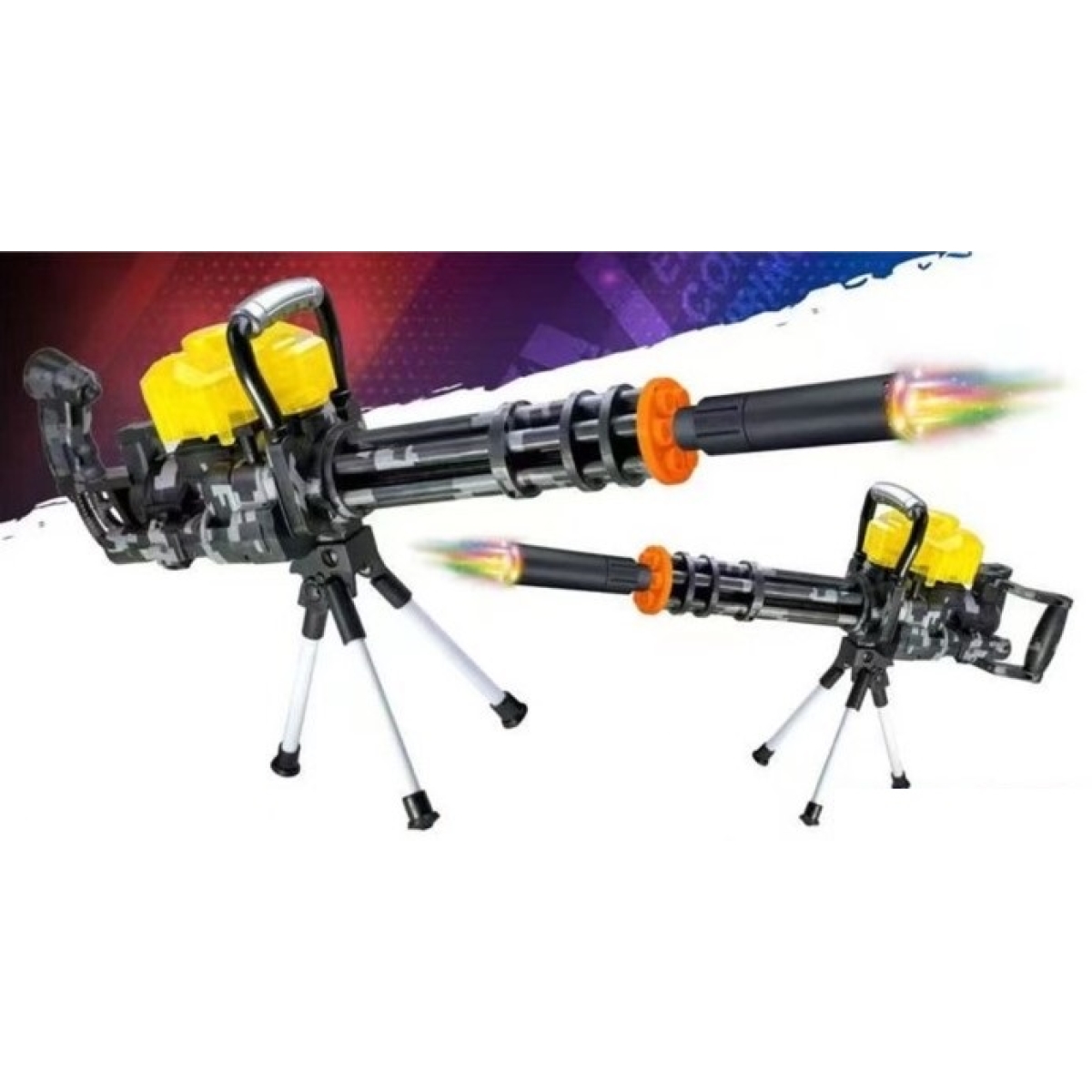 Παιδικό Όπλο M134 Gel Blaster με LED Φως & Τρίποδο