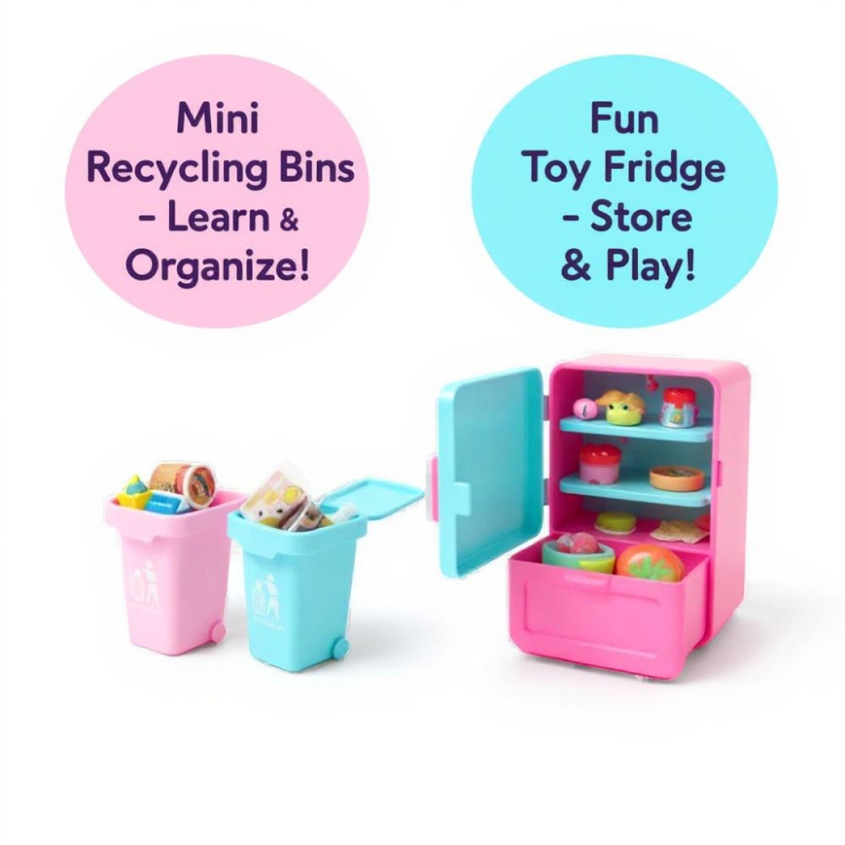 Παιδικό Σετ Κουζίνας με Ψυγείο & Αξεσουάρ – 34x21x6 εκ.
