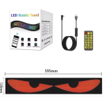 Πίνακας RGB LED Matrix 16x96 5V 2A 120x595mm