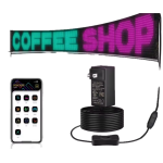Πίνακας RGB LED με Bluetooth, US Plug & Τηλεχειριστήριο 1790x192mm