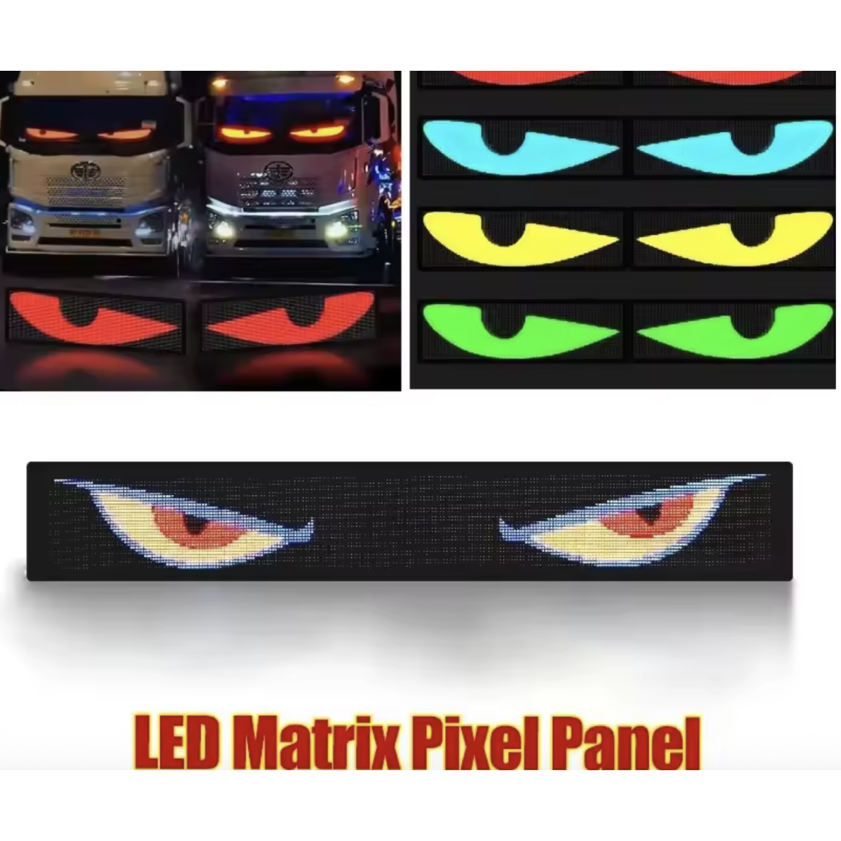 Πίνακας RGB LED με Bluetooth, US Plug & Τηλεχειριστήριο 1790x192mm