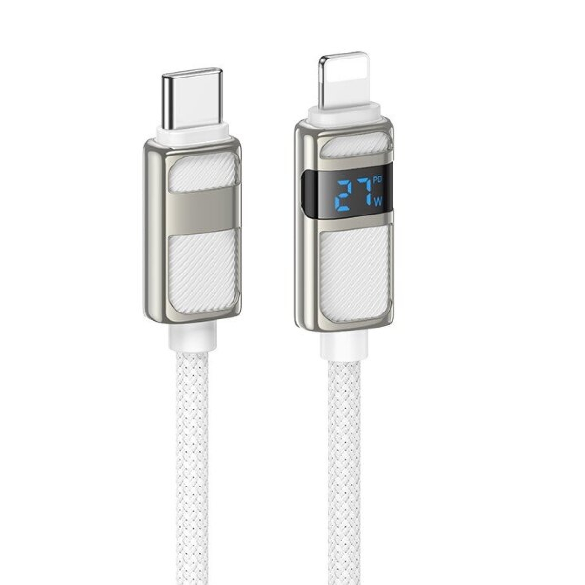 Πλεκτό Καλώδιο USB-A σε Lightning 1.2m 66W Hoco U137