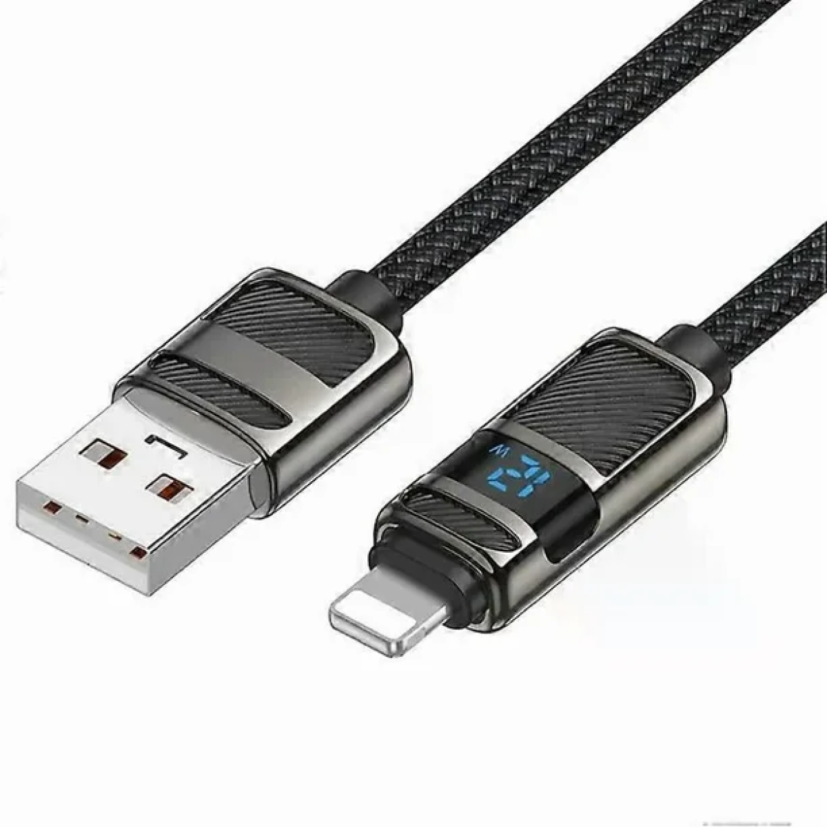 Πλεκτό Καλώδιο USB-A σε Lightning 1.2m 66W Hoco U137