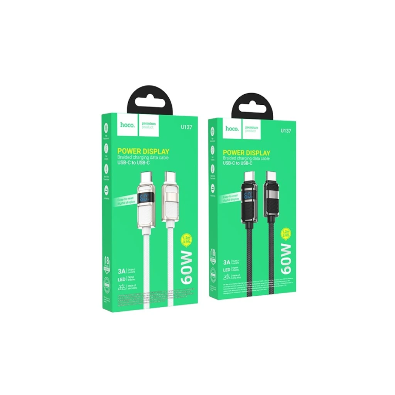 Πλεκτό Καλώδιο USB-A σε Type-C 1.2m 66W Hoco U137
