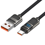 Πλεκτό Καλώδιο USB-A σε Type-C 1.2m 66W Hoco U137