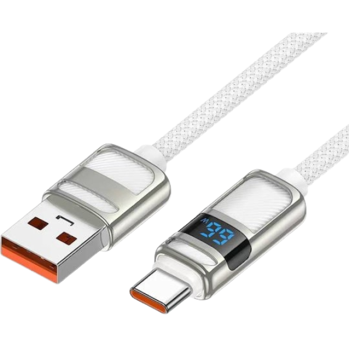 Πλεκτό Καλώδιο USB-A σε Type-C 1.2m 66W Hoco U137