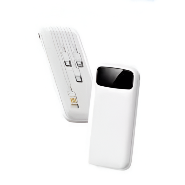 Power Bank 20000mAh Με Ενσωματωμένα Καλώδια Y362