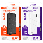 Power Bank 20000mAh με Έξοδο USB-A, Micro USB και Type-C Kakusiga KSC-1086