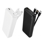 Power Bank 20000mAh με USB-A & USB-C Μαύρο - Borofone BJ79A Clever
