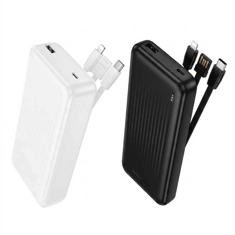 Power Bank 20000mAh με USB-A & USB-C Μαύρο - Borofone BJ79A Clever
