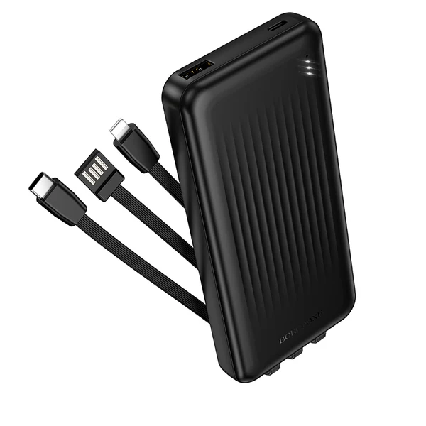 Power Bank 20000mAh με USB-A & USB-C Μαύρο - Borofone BJ79A Clever