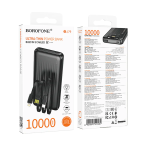 Power Bank 20000mAh με USB-A & USB-C Μαύρο - Borofone BJ79A Clever - Image 10