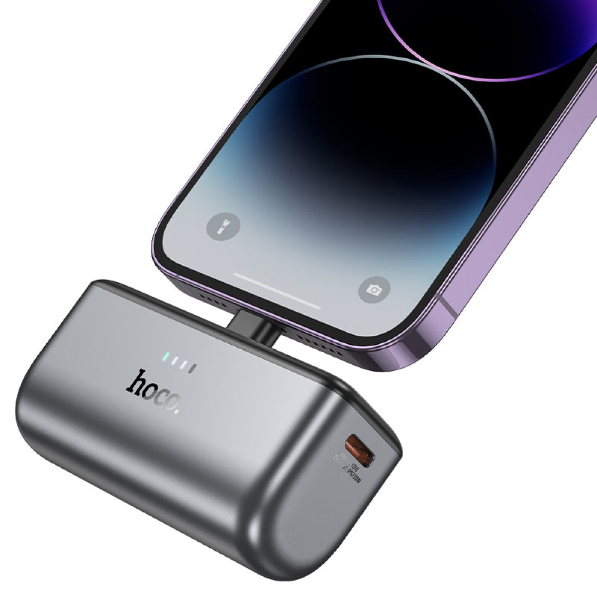 Power Bank 5000mAh PD20W με Πτυσσόμενο Βύσμα Lightning Hoco Q31 Ingenious