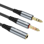 Προσαρμογέας Ήχου 3.5mm female σε 3.5mm 2x male Hoco UPA21