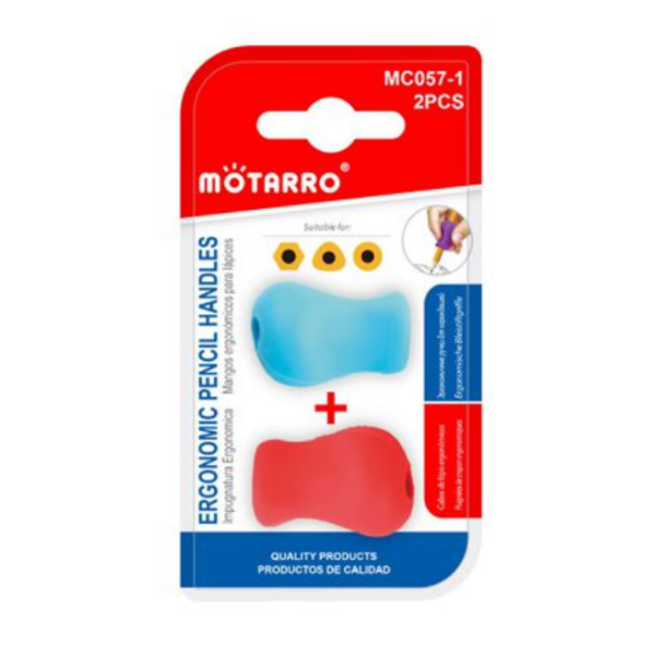 Προστατευτικά Λαβής Μολυβιού Σιλικόνης 2τμχ Motarro MC057-1