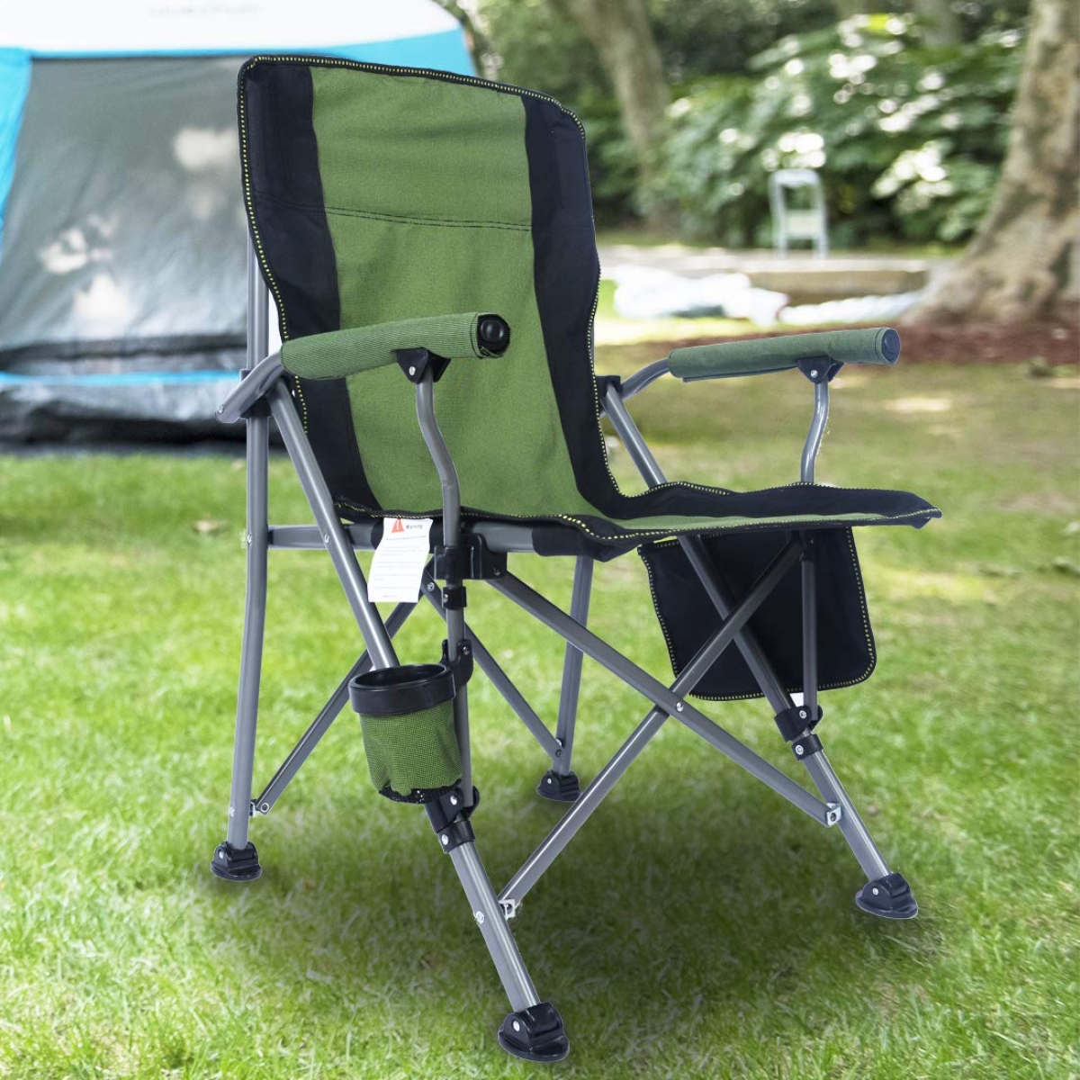 Πτυσσόμενη Καρέκλα Παραλίας/Camping με Ποτηροθήκη - Image 2