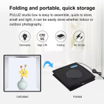 PULUZ PU5032B Αναδιπλούμενο Mini Photo Studio 30x30cm Με 6 Σκηνικά και LED Φωτισμό