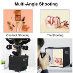 PULUZ PU5032B Αναδιπλούμενο Mini Photo Studio 30x30cm Με 6 Σκηνικά και LED Φωτισμό