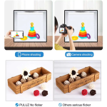 PULUZ PU5032B Αναδιπλούμενο Mini Photo Studio 30x30cm Με 6 Σκηνικά και LED Φωτισμό