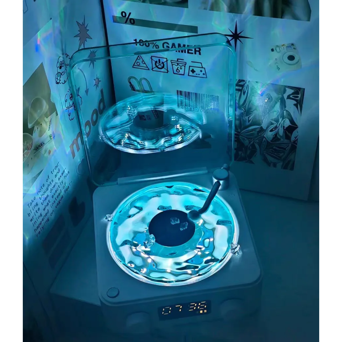 Retro Ηχείο Με Bluetooth, Φωτισμό Και Ήχους Φύσης Andowl Q-YX05