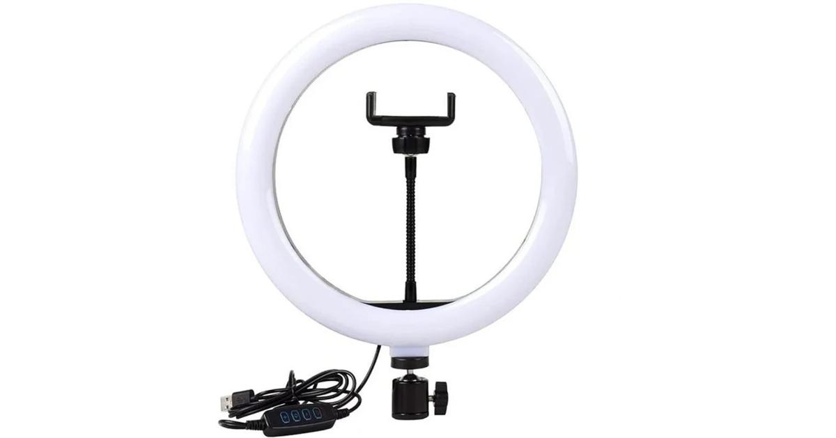 Ring Light Led 30Cm Με Ρυθμιζόμενο Τρίποδο Ljj-30