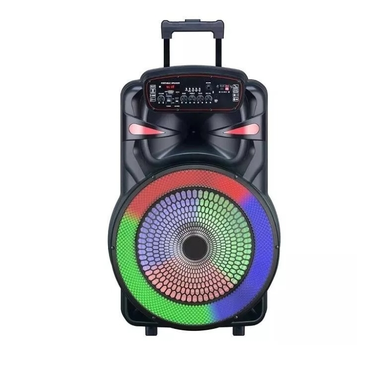 Φορητό Ηχείο Trolley Bluetooth JT-1518 15" με LED Display, Μικρόφωνο & Remote Control
