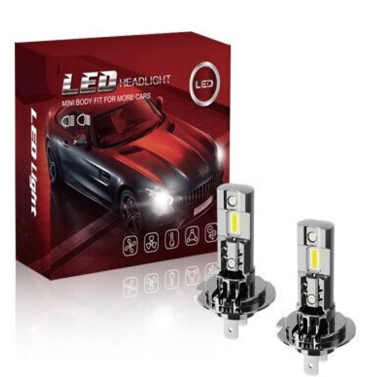 Σετ Λάμπες LED Canbus Mini Body 70w/h7 23S-70W-H7 - Image 2