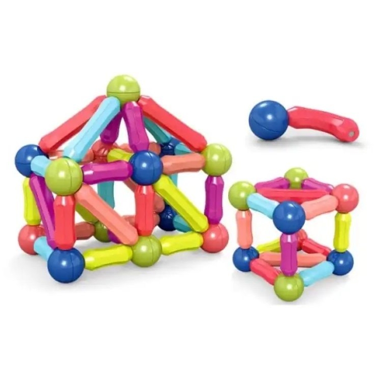Σετ μαγνητικές μπάλες και ράβδοι 100τμχ - Magnetic Sticks για ηλικίες 3+