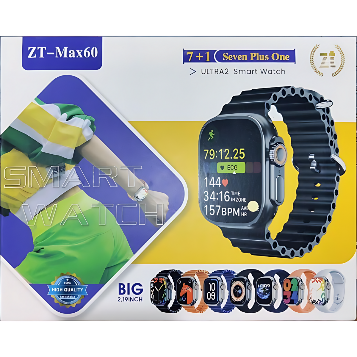 Smartwatch Με 7 Λουράκια ZT-Max60