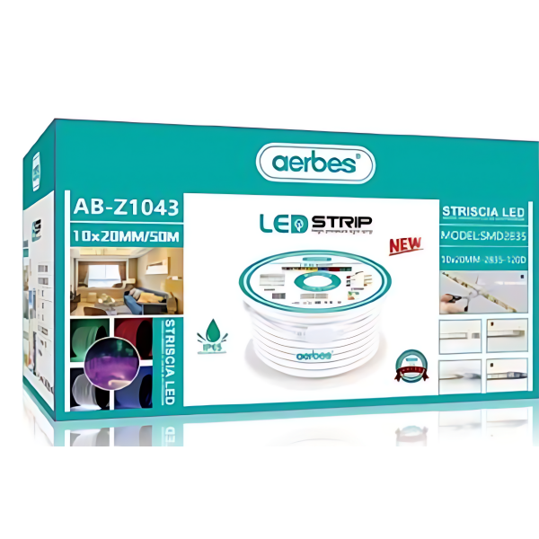 Ταινία LED 50m Λευκού Φωτισμού Aerbes AB-Z1043