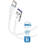 Technovo TN-D042 Καλώδιο Γρήγορης Φόρτισης & Δεδομένων USB-A σε Type-C 6A