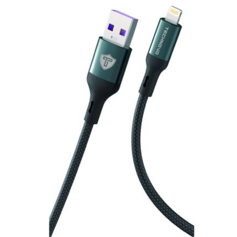 Technovo TN-D061 Καλώδιο Γρήγορης Φόρτισης & Δεδομένων USB-A σε Lightning 6A