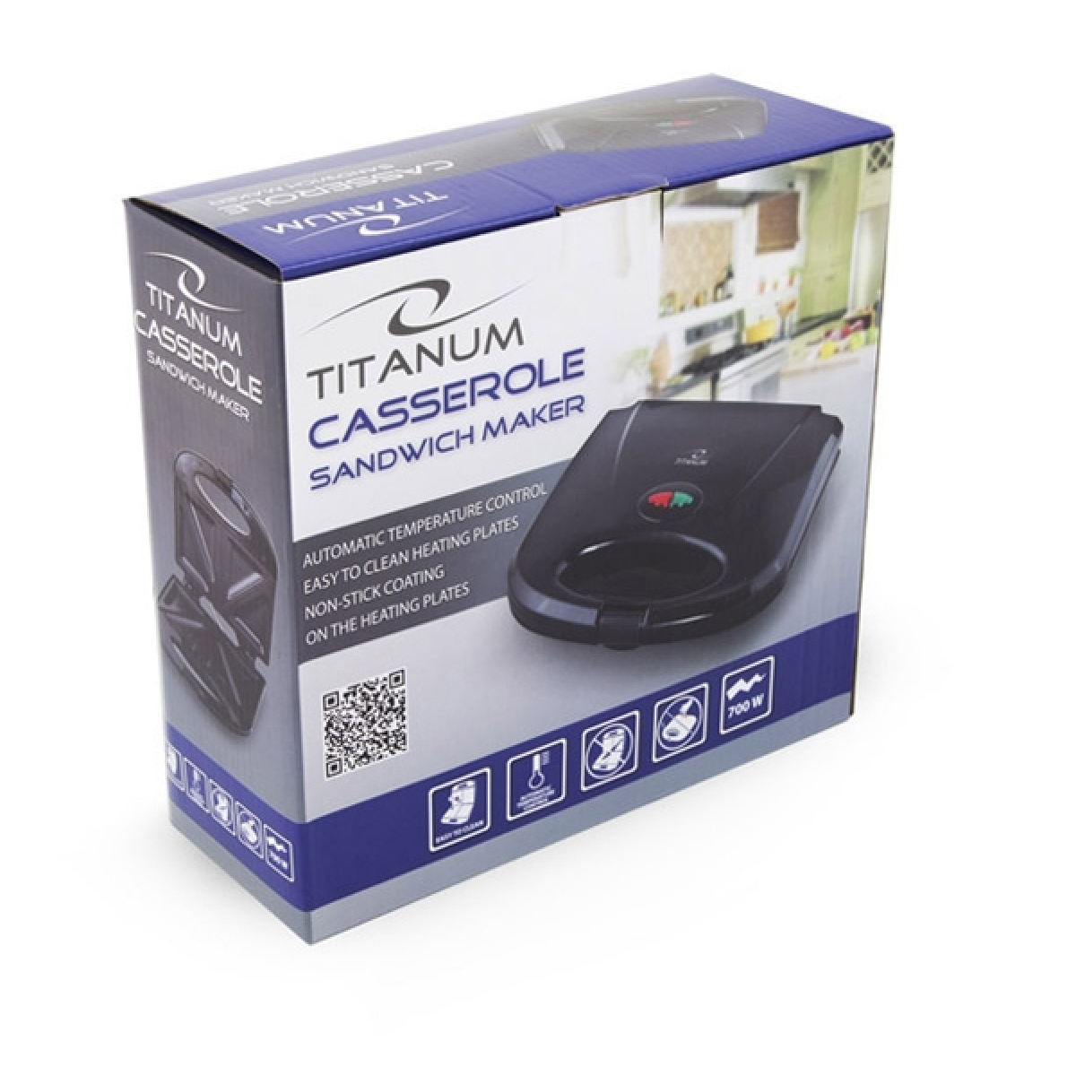 Esperanza Τοστιέρα Titanum Casserole Black TKT002K - Image 4