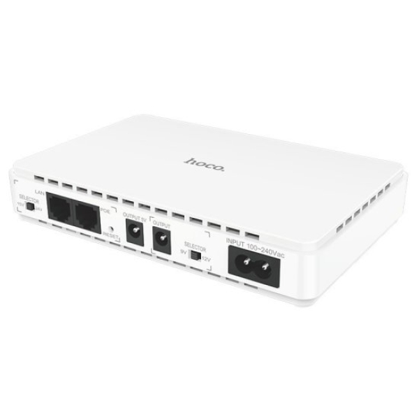 UPS Power Bank 8.800mAh με Εξόδο 12V Λευκό Hoco DB25