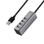 USB 2.0 Hub 4 Θυρών με σύνδεση USB-A & Θύρα Φόρτισης Hoco HB1
