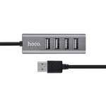 USB 2.0 Hub 4 Θυρών με σύνδεση USB-A & Θύρα Φόρτισης Hoco HB1