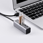 USB 2.0 Hub 4 Θυρών με σύνδεση USB-A & Θύρα Φόρτισης Hoco HB1