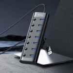 USB 3.0 Hub 7 Θυρών με Σύνδεση USB-A Hoco HB40 Μαύρο
