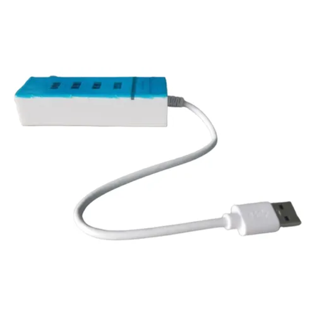 USB Hub 4 Θυρών με Σύνδεση USB 3.0 και Διακόπτες ON/OFF Μπλε
