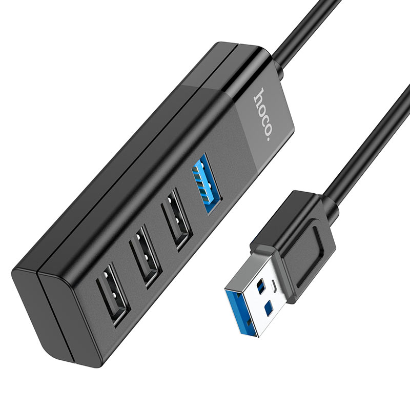 Usb Hub 4 Θυρών Με Σύνδεση Usb-A Σε Usb 3.0 + Usb 2.0 Hoco Hb25 Easy Mix