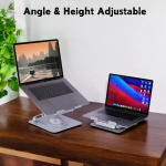 Βάση Laptop με Ανεμιστήρα Ψύξης Περιστρεφόμενη 360° K8