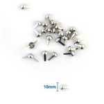 Βίδες Μεταλλικές Aσημί 10mm 25τμχ Motarro MA023-2