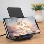 Wekome WP-U84 Wireless Charger 10W – Γρήγορη Ασύρματη Φόρτιση με Έξυπνη Αναγνώριση- Μαύρος